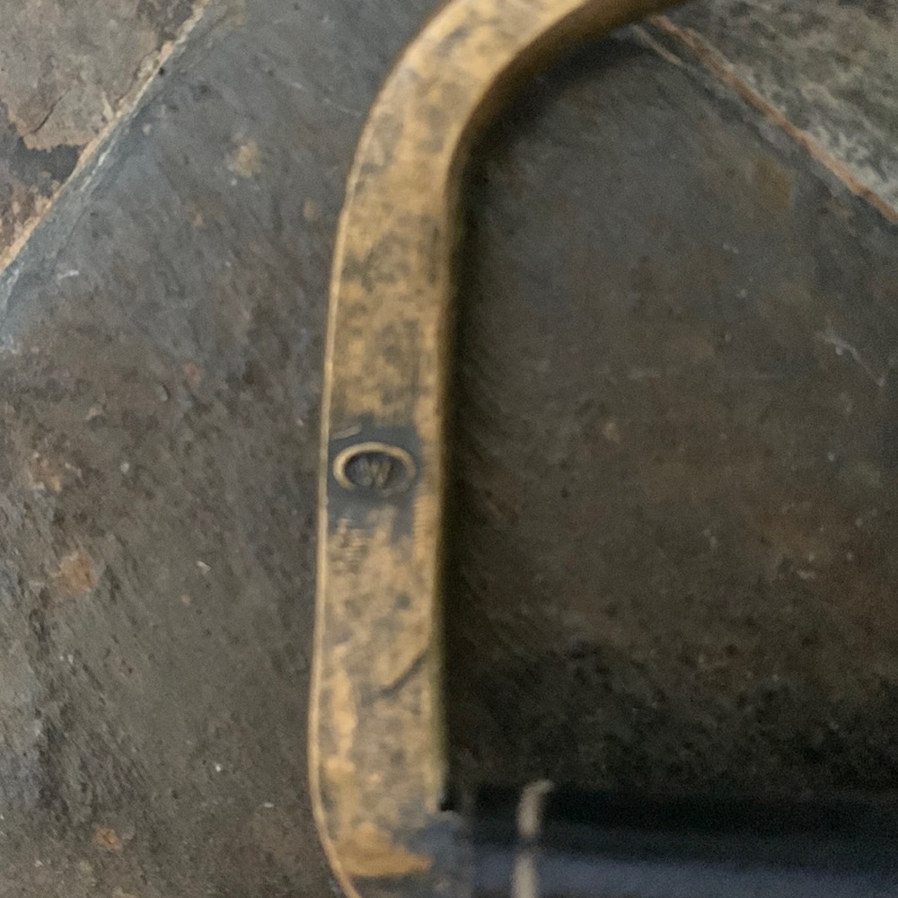 Vintage 60s genuine leather belt - Picture 5 of 9